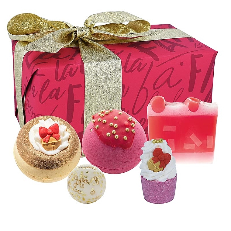 Bath Bomb Set - Bomb Cosmetics Fa La La Festive Gift Set — photo N1