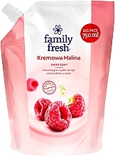 Fragrances, Perfumes, Cosmetics Hand Soap with Raspberry Extract - Family Fresh Raspberry Hand Soap (doypack)