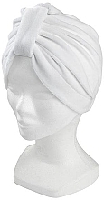 Hair Drying Turban Towel, white - Peggy Sage Turban Beanie White — photo N1