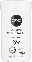 Fragrances, Perfumes, Cosmetics Hair Volume Powder - Zenz Organic Pure No. 89 Volume Hair Powder