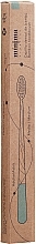 Bamboo Medium Toothbrush, turquoise - Minima Organics Bamboo Toothbrush Medium — photo N8