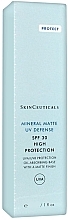 Fragrances, Perfumes, Cosmetics Facial Sun Cream - SkinCeuticals Mineral Matte UV Defense SPF 30 