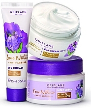 Fragrances, Perfumes, Cosmetics Set - Oriflame Love Nature (eye cr/15ml + d/cr/50ml + n/cr/50ml)