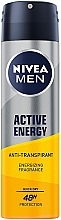 Fragrances, Perfumes, Cosmetics Active Energy Antiperspirant Spray - Nivea Men Active Energy Antyperspriant