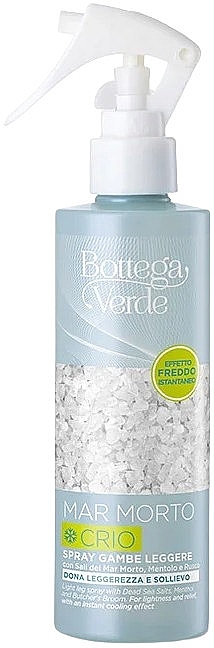 Foot Spray with Cooling Effect - Bottega Verde Dead Sea Dead Sea Crio Light Leg Spray — photo N1