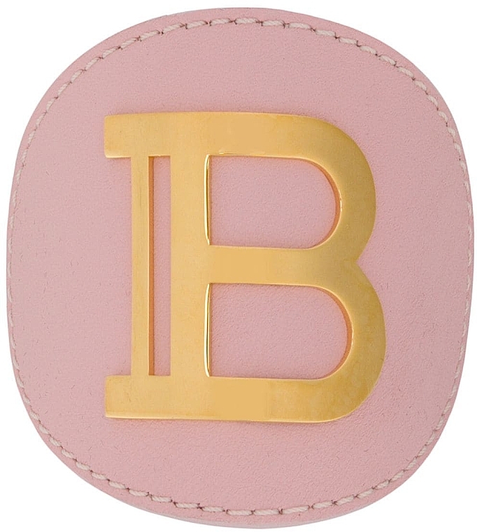 Hair Clip with Metal Logo - Balmain Paris Hair Couture Genuine Leather Hair Clip SS20 — photo N2