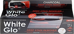 Fragrances, Perfumes, Cosmetics Set - White Glo Charcoal Deep Stain Remover Toothpaste (toothpaste/100ml + toothbrush)