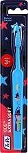 Fragrances, Perfumes, Cosmetics Kids Toothbrush 3+yr, blue with wizard - TePe Kids Extra Soft