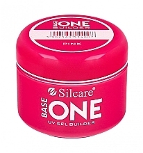 UV Nail Builder Gel - Silcare Base One UV Gel Builder Pink — photo N1