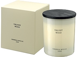Fragrances, Perfumes, Cosmetics Cereria Molla Velvet Wood - Scented Candle