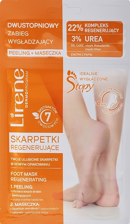 Regenerating Foot Mask Socks - Lirene — photo N12