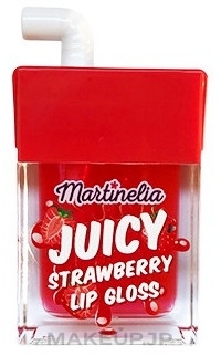 Juicy Lip Gloss, strawberry - Martinelia Lip Gloss — photo 8 ml