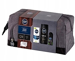 Fragrances, Perfumes, Cosmetics Set - Nivea Men Trend Expert (Deo 50ml + cr 75ml + sh/g 250ml+ Bag)