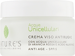Anti-Aging Face Cream - Nature's Acque Unicellulari Anti-Aging Cream SPF 15 — photo N2