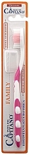 Family Toothbrush, medium, pink - Pasta Del Capitano Family Medium — photo N9