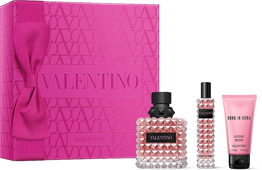 Valentino Donna Born In Roma - Set (edp/100ml+edp/15ml+b/lot/50ml) — photo N1