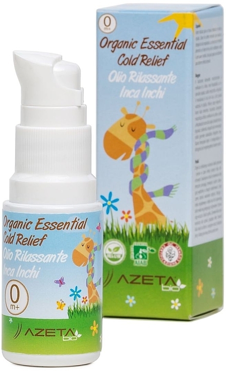 Organic Cold Relief Oil - Azeta Bio Organic Essential Cold Relief — photo N1