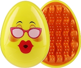 Fragrances, Perfumes, Cosmetics Hair Brush 3002W, smile with glasses - IDC Design Smile Brush