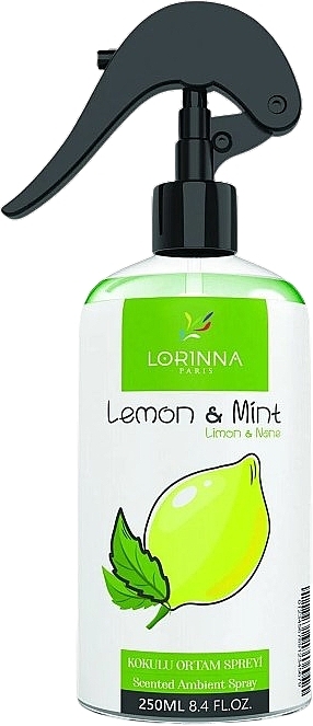 Home Fragrance Spray - Lorinna Paris Lemon & Mint Scented Ambient Spray — photo N1