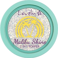 Fragrances, Perfumes, Cosmetics 2in1 Glitter Eye & Face Topper - Lovely Malibu Shine 2 in 1 Topper