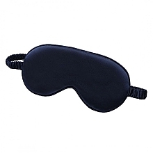 Fragrances, Perfumes, Cosmetics Satin Sleep Mask, dark blue - Ecarla