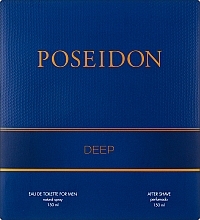 Fragrances, Perfumes, Cosmetics Instituto Espanol Poseidon Deep - Set (ash/balm/150ml + edt/150ml)	