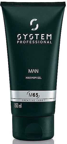 Strong Hold Gel with Wet Hair Effect - System Professional Man M65 Maximum Gel — photo N1