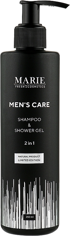 Refreshing Shampoo & Shower Gel with Baobab Leaf Extract - Marie Fresh Cosmetics Men's Care Shampoo & Shower Gel — photo N9