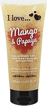 Fragrances, Perfumes, Cosmetics Body Scrub "Mango-Papaya" - I Love... Mango & Papaya Exfoliating Shower Smoothie