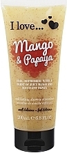 Body Scrub "Mango-Papaya" - I Love... Mango & Papaya Exfoliating Shower Smoothie — photo N1