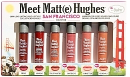 Fragrances, Perfumes, Cosmetics Liquid Matte Lipstick Set - TheBalm Meet Matt(e) Hughes Mini Kit San Francisco (lipstick/6x1,2ml)