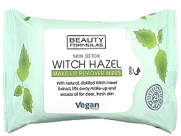 Hammamelis Makeup Remover Wipes - Beauty Formulas Witch Hazel Makeup Remover Wipes — photo N1