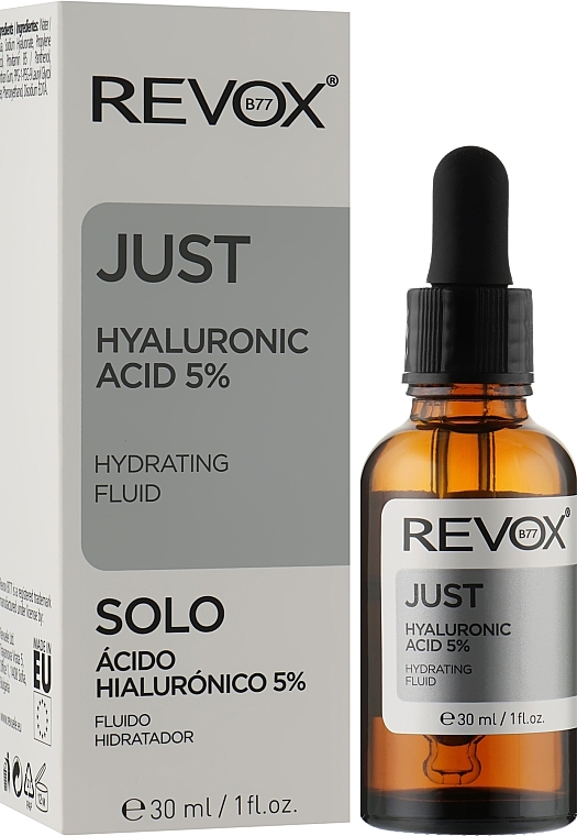 Hyaluronic Acid Serum - Revox Just Hyaluronic Acid 5% Hydrating Fluid Serum — photo N8