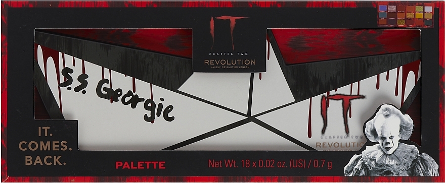 Eyeshadow Palette - Makeup Revolution X IT You'll Float Too Shadow Palette — photo N1