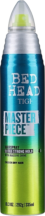 Shine Hair Spray - Tigi Bed Head Masterpiece Hairspray Extra Strong Hold Level 4 — photo N6
