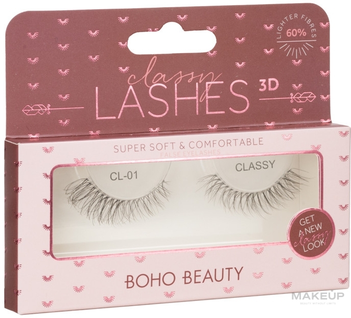 False Lashes - Boho Beauty Classy Lashes 3D — photo CL-01 Classy