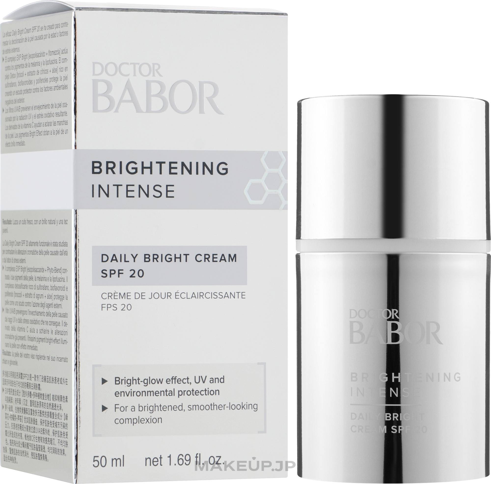 Whitening Face Cream - Doctor Babor Brightening Intense Daily Bright Cream SPF20 — photo 50 ml