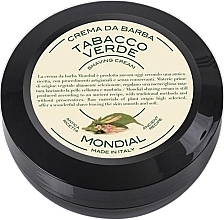 Fragrances, Perfumes, Cosmetics Shaving Cream 'Tabacco Verde' - Mondial Shaving Cream Wooden Bowl (mini size)