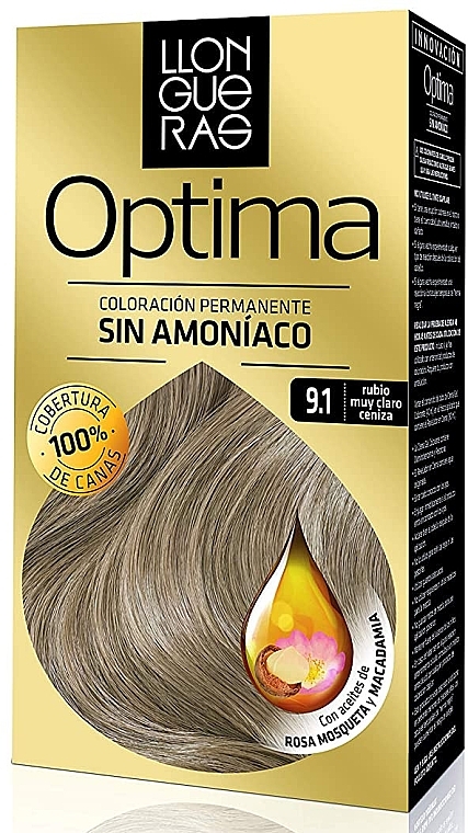 Permanent Hair Color - Llongueras Optima Hair Colour — photo N1