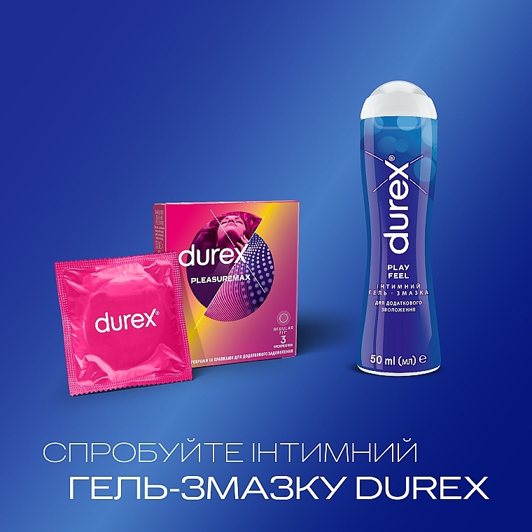 Condoms, 3 pcs - Durex Pleasuremax — photo N26