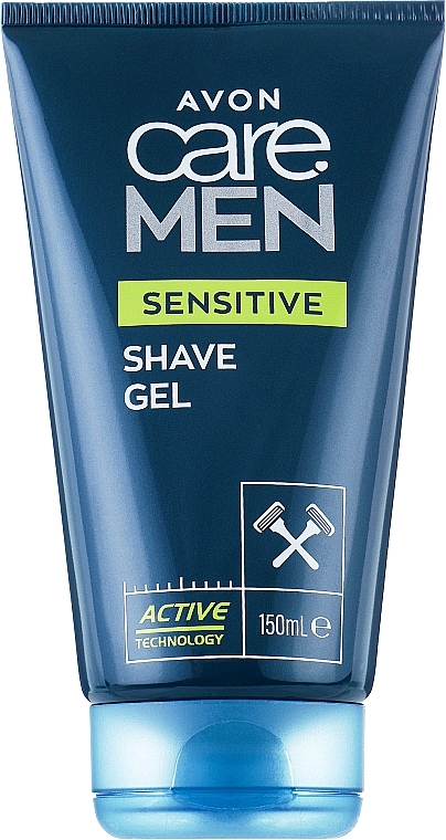 Shaving Gel for Sensitive Skin - Avon Care Men Sensitive Shave Gel — photo N1