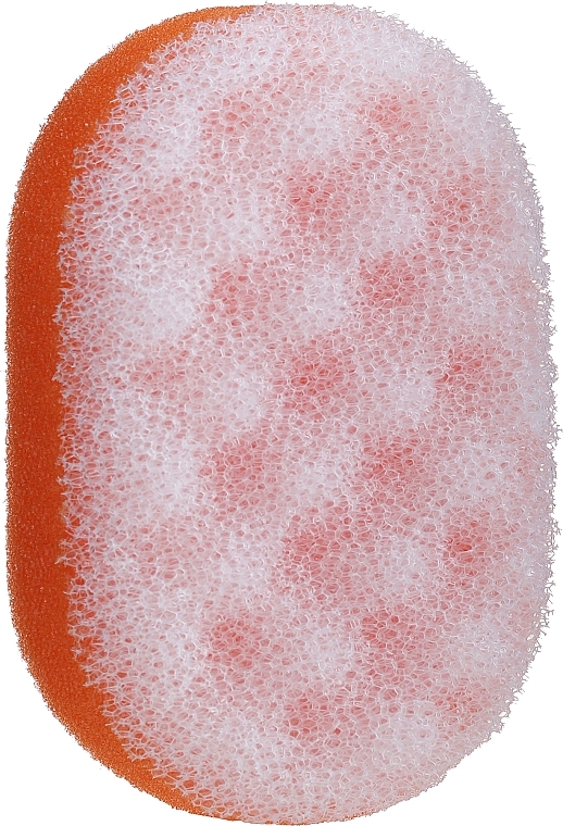 Oval Bath Sponge, orange - Ewimark — photo N2