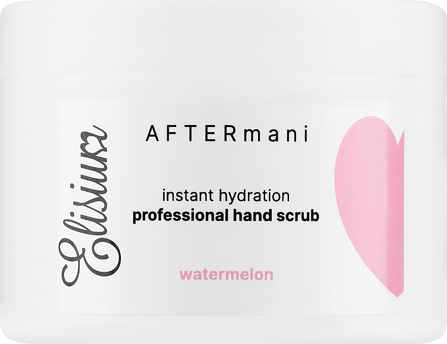 Moisturizing Hand Scrub with Watermelon Scent - Elisium AFTERmani Instant Hydration Professional Hand Scrub Watermelon — photo N1