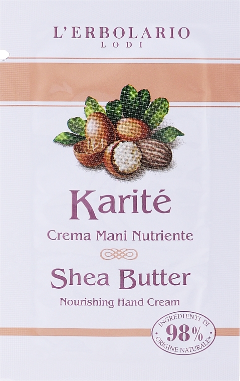 Nourishing Hand Cream 'Shea Butter' - L'Erbolario Karite Shea Butter Nourishing Hand Cream — photo N8