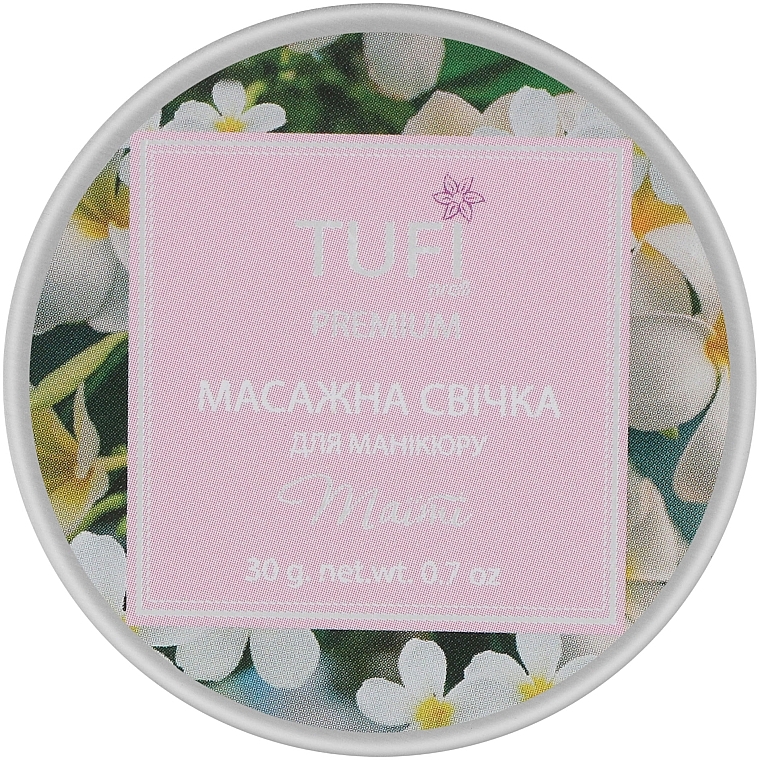 Tahiti Manicure Massage Candle - Tufi Profi Premium — photo N1