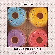 Set - I Heart Revolution Donut Fizzer Kit (bath/fiz/40gx4) — photo N1