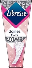 Panty Liners, 30 pcs - Libresse Dailies Style String — photo N1