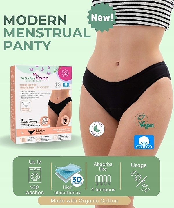 Modern Menstrual Panties - Masmi Menstrual Panties  — photo N2