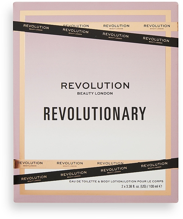 Revolution Beauty Revolutionary - Set (edt/100 ml + b/lot/100 ml) — photo N2