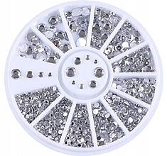 Fragrances, Perfumes, Cosmetics Nail Rhinestones, silver - SunShine